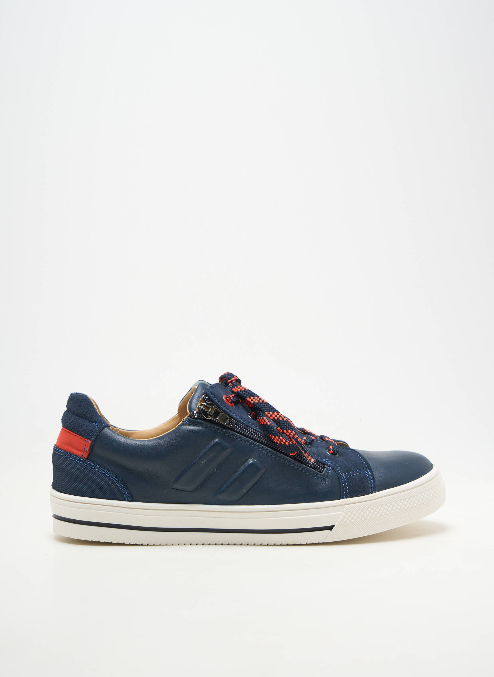 Adidași material neted vârf rotund albastru ACEBOS bărbat