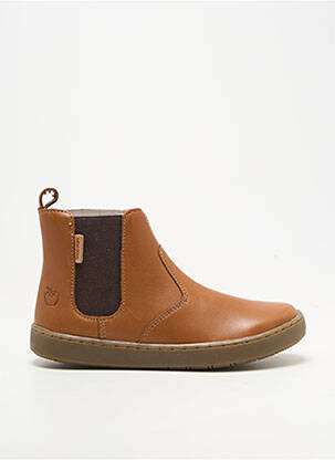 Botine/ghete material neted vârf rotund maro SHOO POM băiat