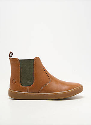 Botine/ghete material neted vârf rotund maro SHOO POM băiat