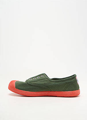 Adidași închidere cu șireturi chiquet verde CIENTA fată