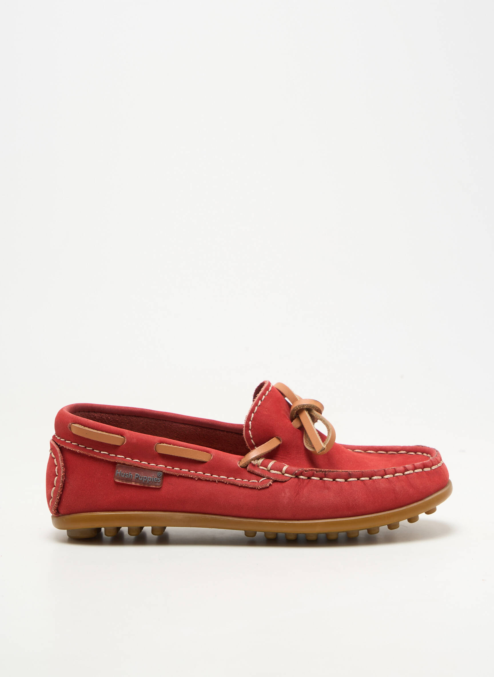 Mocasini vârf rotund vârf rotund roșu HUSH PUPPIES băiat