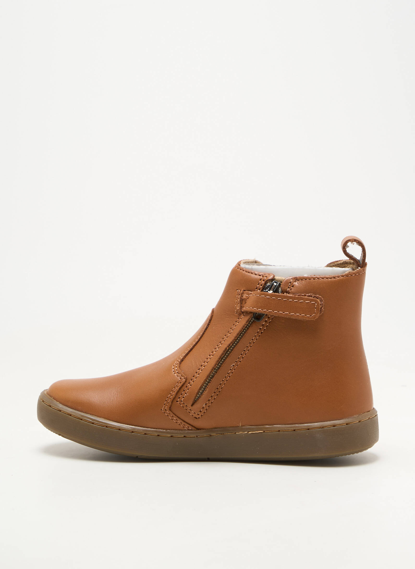 Botine/ghete material neted vârf rotund maro SHOO POM băiat