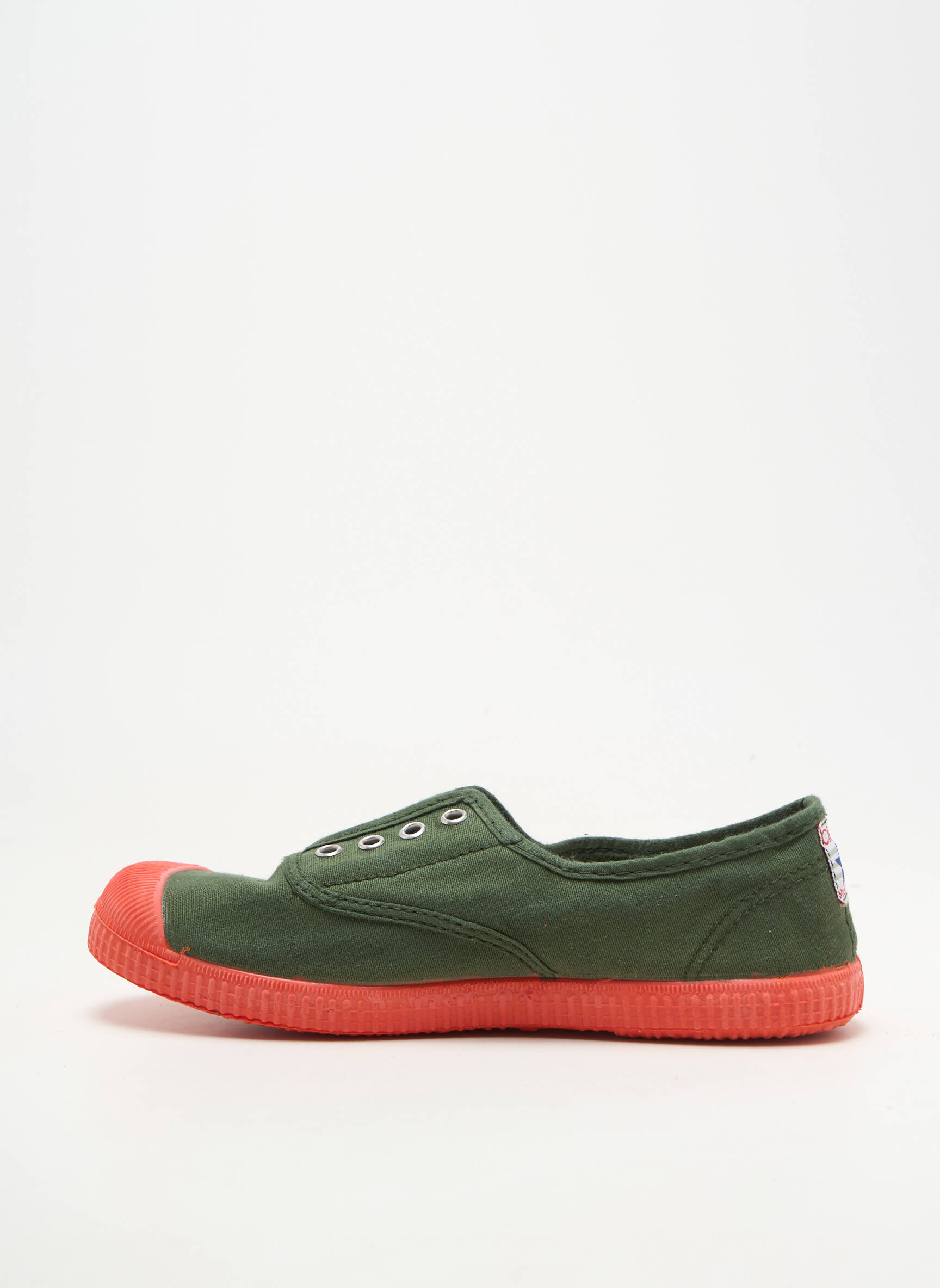 Adidași închidere cu șireturi chiquet verde CIENTA fată