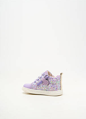 Adidași material neted vârf rotund violet ACEBOS fată