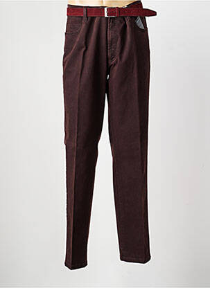 Pantalon chino buzunare mărime normală maro PIONEER bărbat