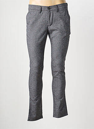 Pantalon chino țesătură melanj mărime normală gri LCDN bărbat