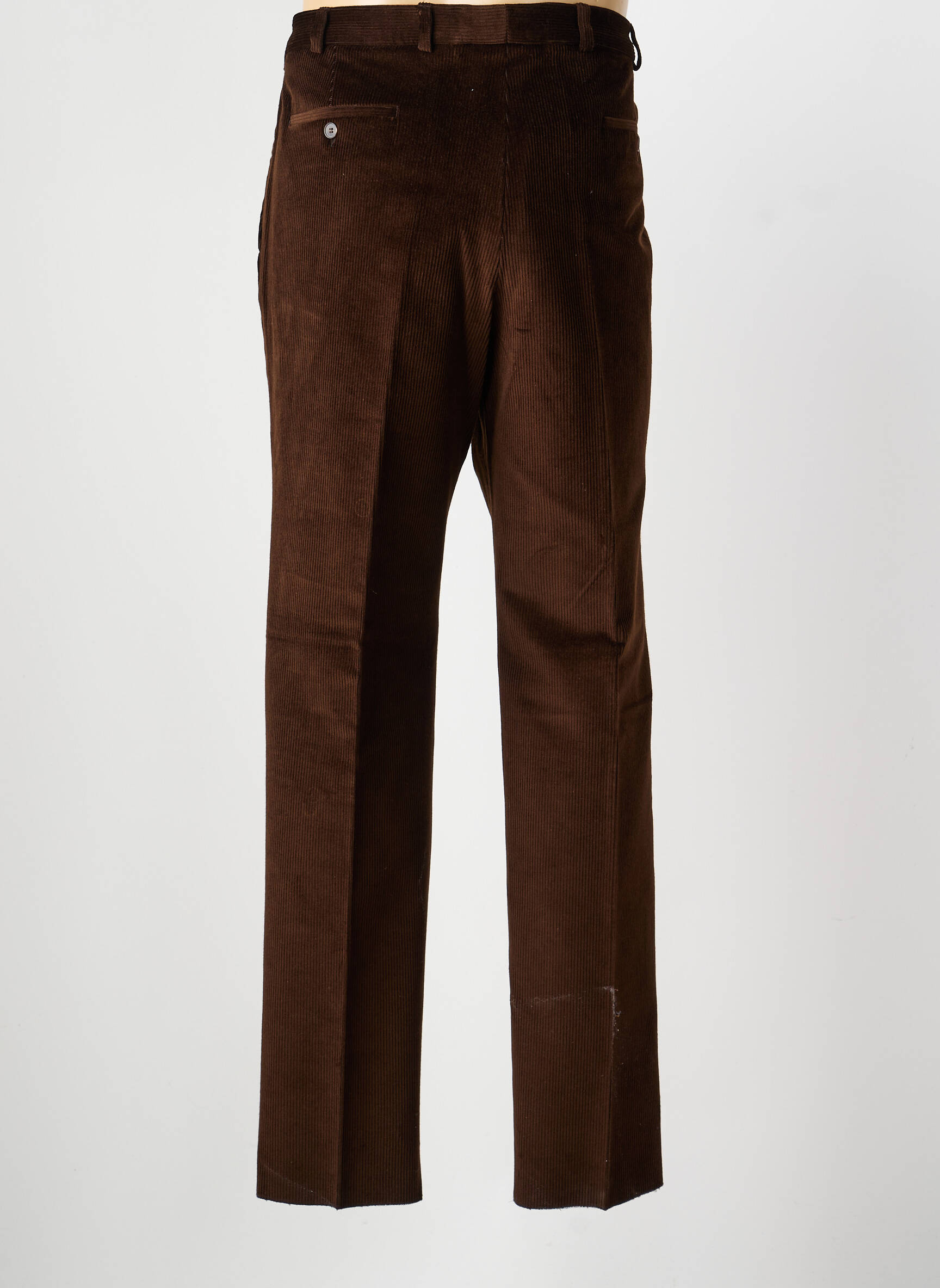 Pantalon chino elasticitate mărime normală maro COSSERAT bărbat