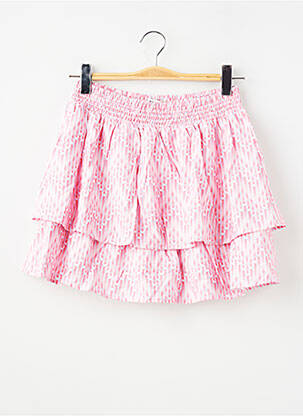 Fustă pantaloni scurți țesătură poplin roz GARCIA fată