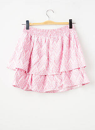 Fustă pantaloni scurți țesătură poplin roz GARCIA fată