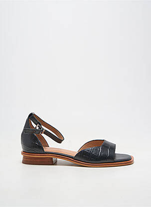 Sandale/pantofi decupați material neted toc plat până la 3 cm negru EMILIE KARSTON femeie