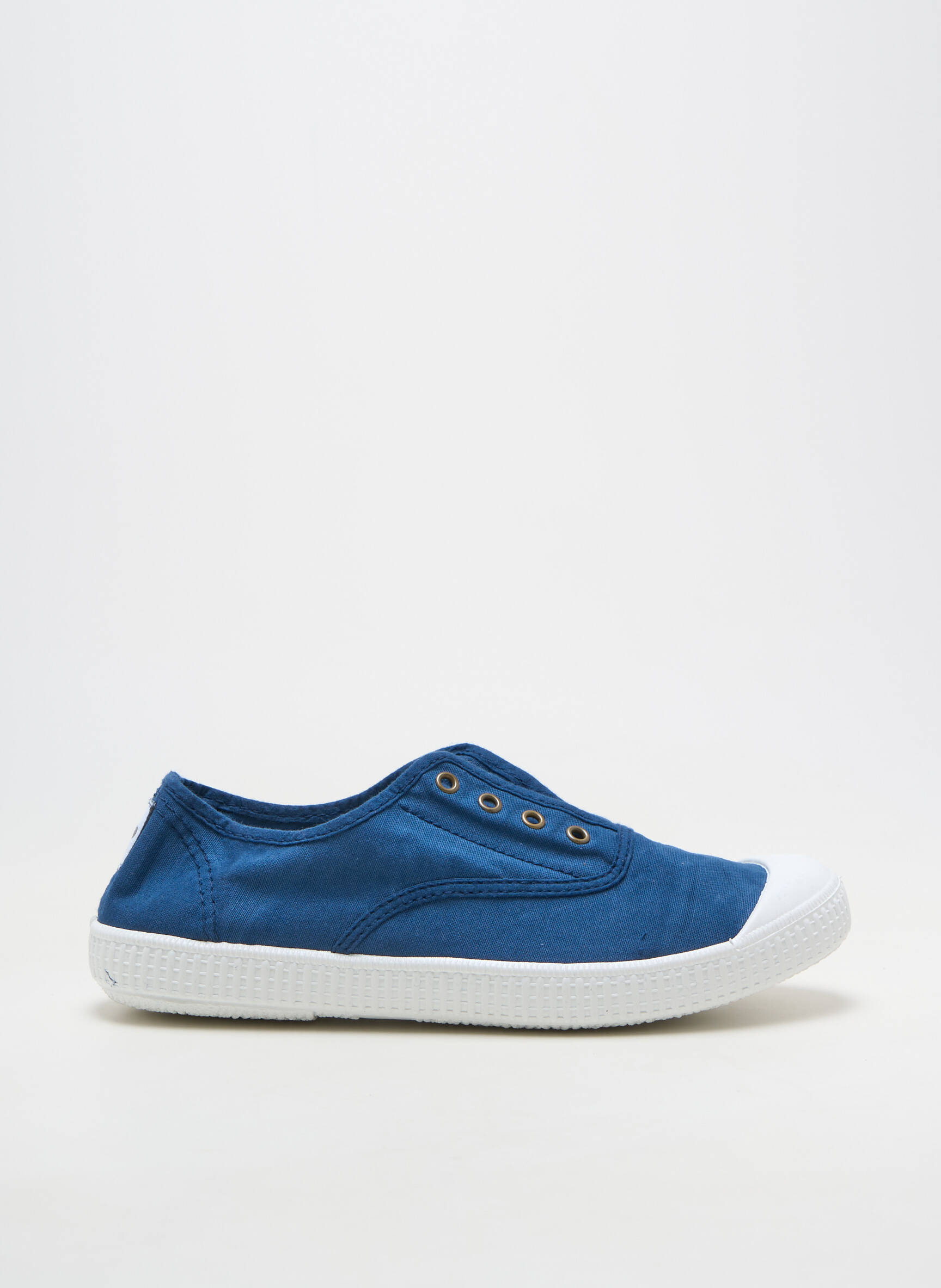 Adidași închidere elastică toc plat până la 3 cm albastru POTOMAC femeie