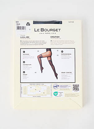 Colanți elasticitate negru LE BOURGET femeie