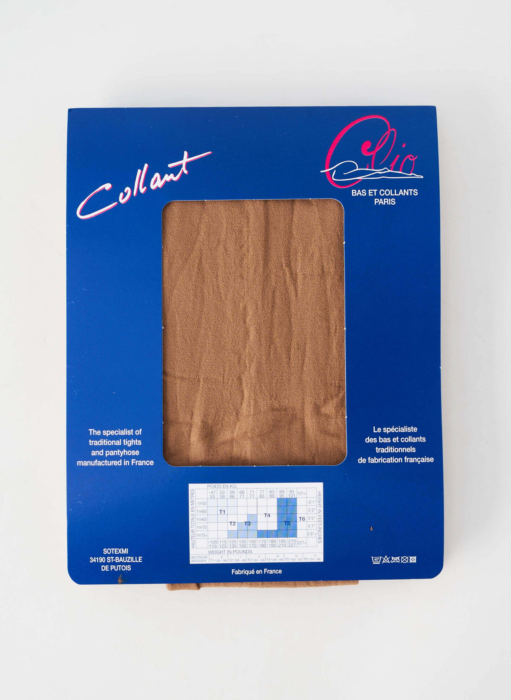Colanți elasticitate bej CLIO femeie