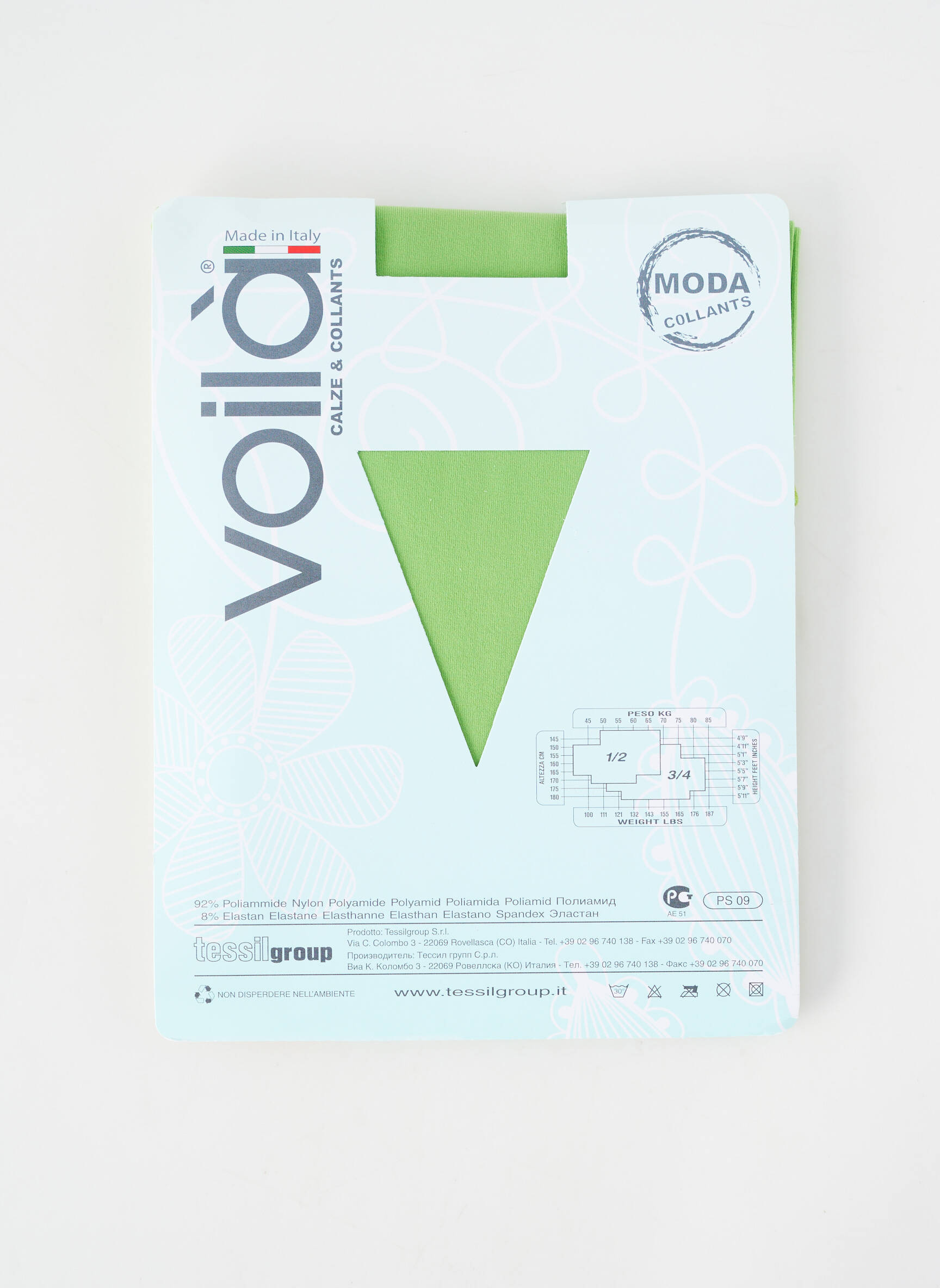 Colanți elasticitate verde VOILA femeie