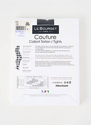 Colanți elasticitate negru LE BOURGET femeie