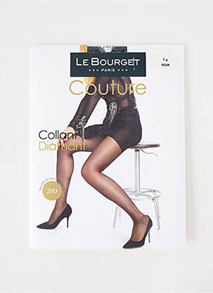 Colanți elasticitate negru LE BOURGET femeie