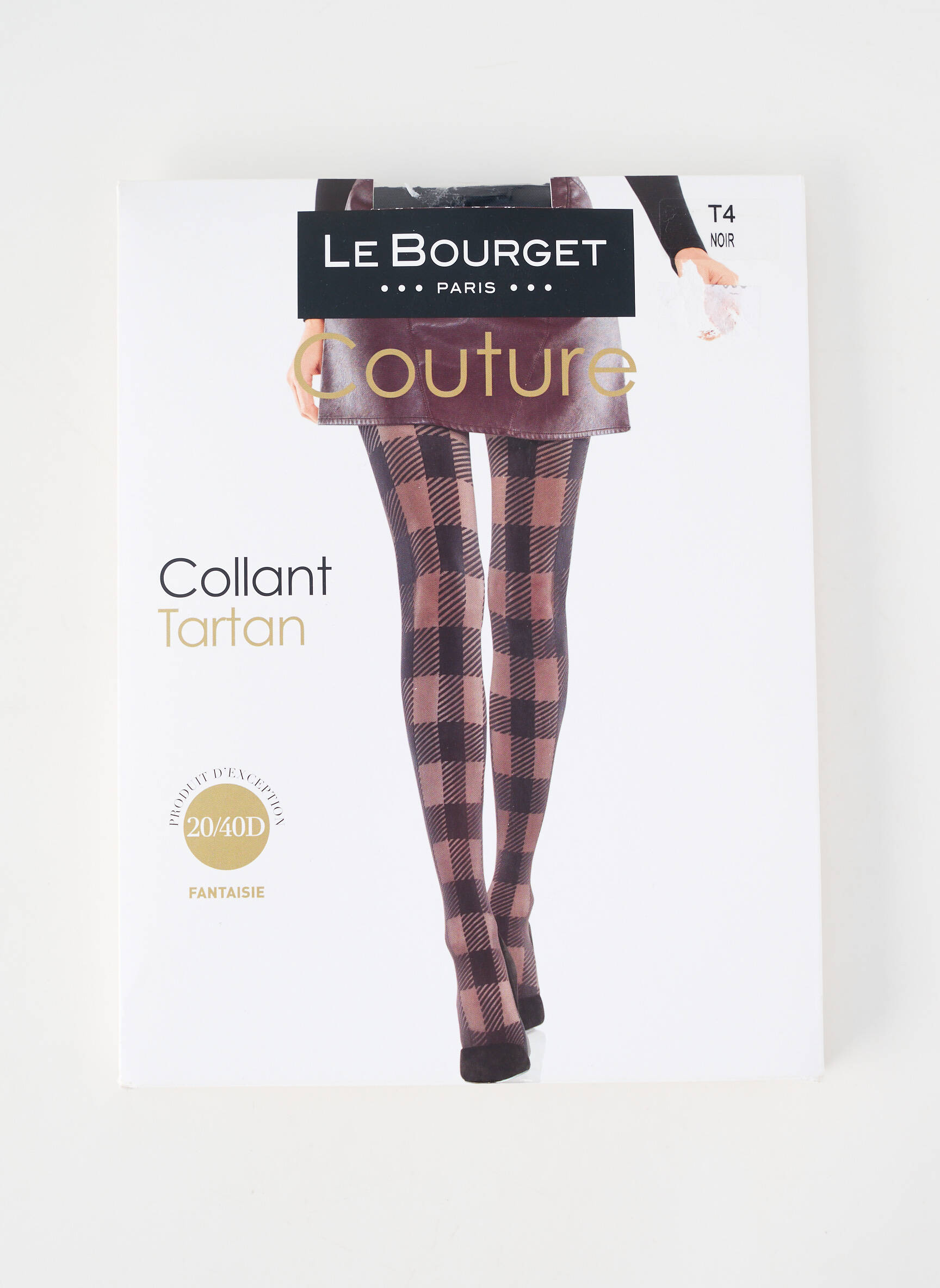 Colanți elasticitate negru LE BOURGET femeie