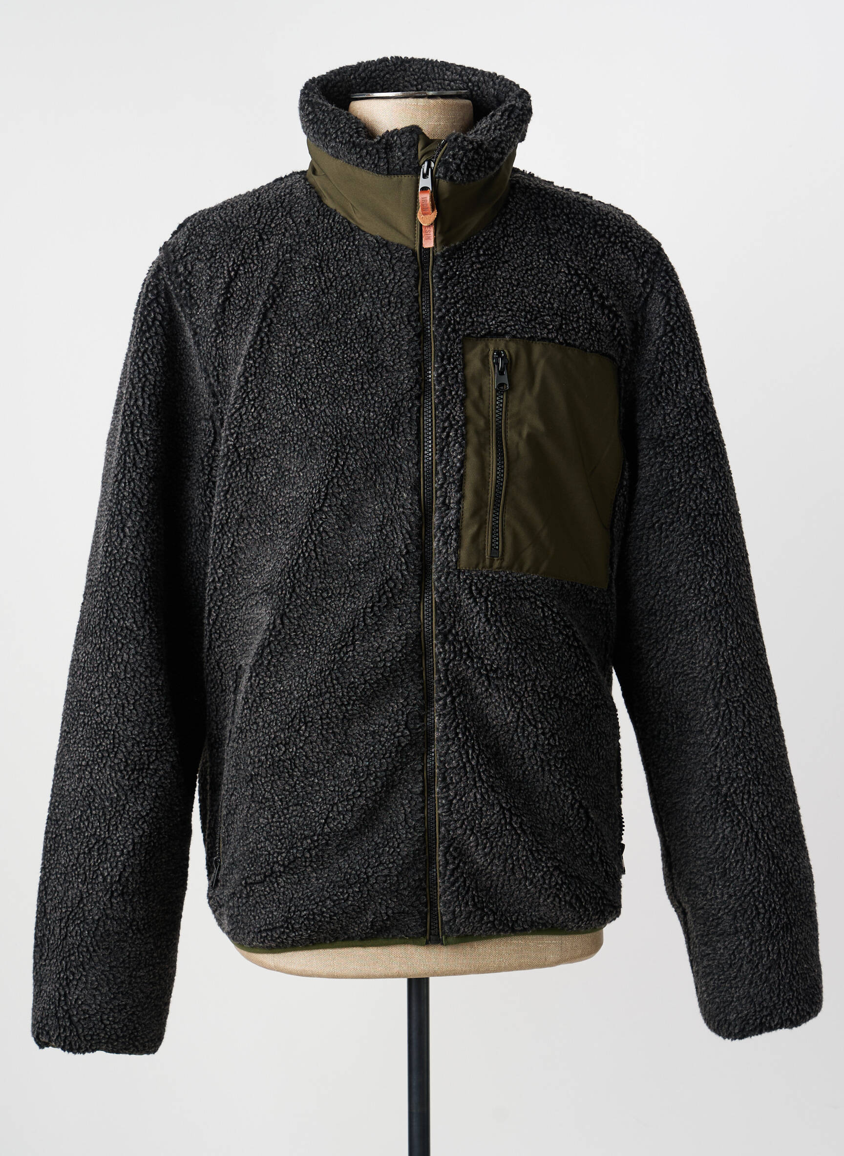 Jachete casual croială dreaptă gri IRON AND RESIN bărbat