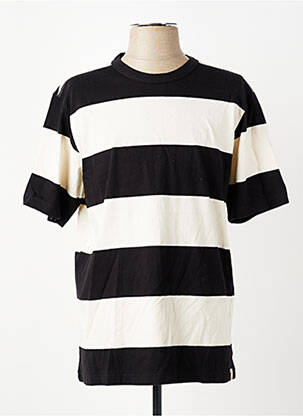 Tricou elasticitate mâneci scurte negru IRON AND RESIN bărbat