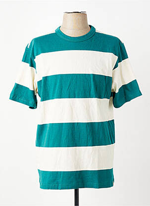Tricou elasticitate mâneci scurte verde IRON AND RESIN bărbat