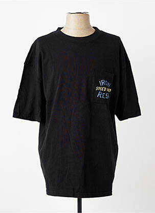 Tricou elasticitate mâneci scurte negru IRON AND RESIN bărbat