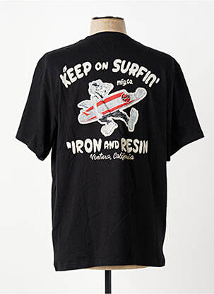 Tricou elasticitate mâneci scurte negru IRON AND RESIN bărbat
