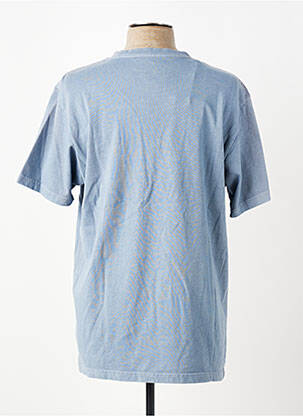 Tricou croială cambrată mâneci scurte albastru IRON AND RESIN bărbat