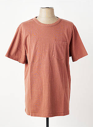 Tricou elasticitate mâneci scurte portocalie IRON AND RESIN bărbat