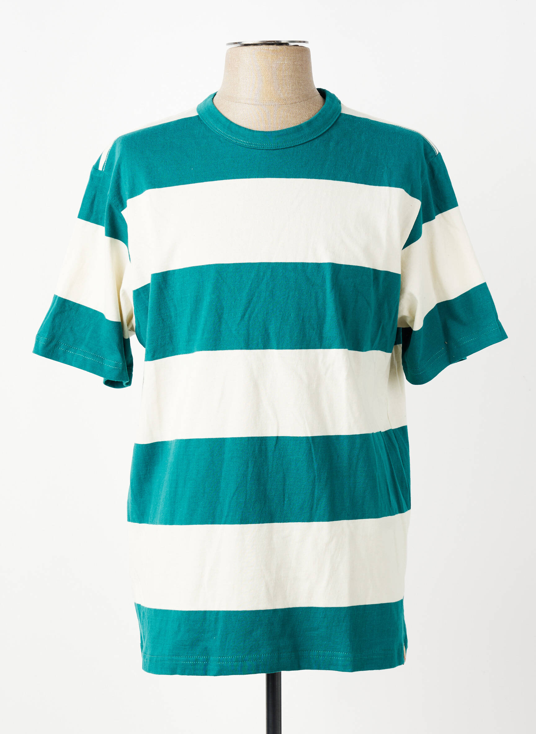 Tricou elasticitate mâneci scurte verde IRON AND RESIN bărbat