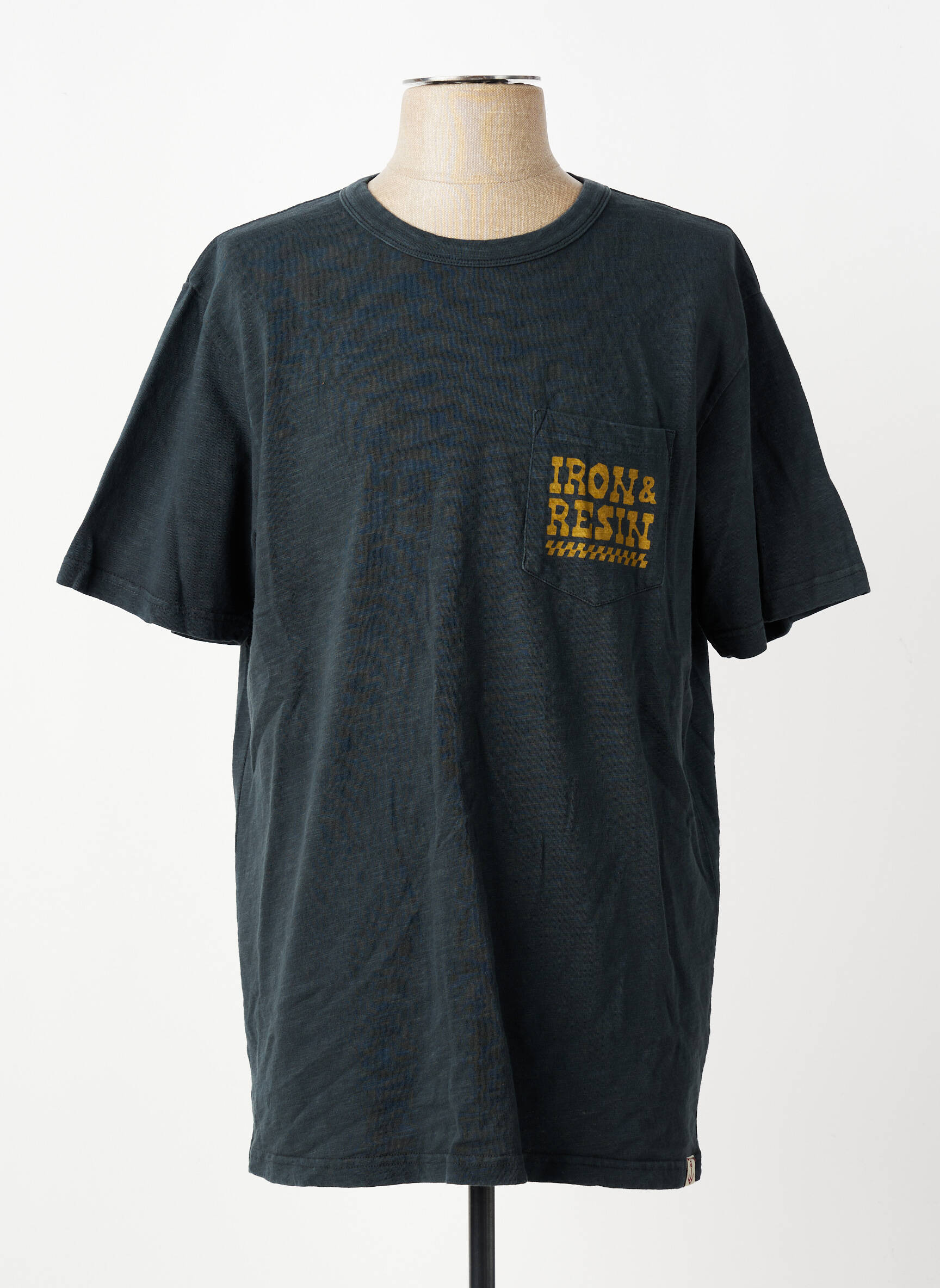 Tricou elasticitate mâneci scurte gri IRON AND RESIN bărbat