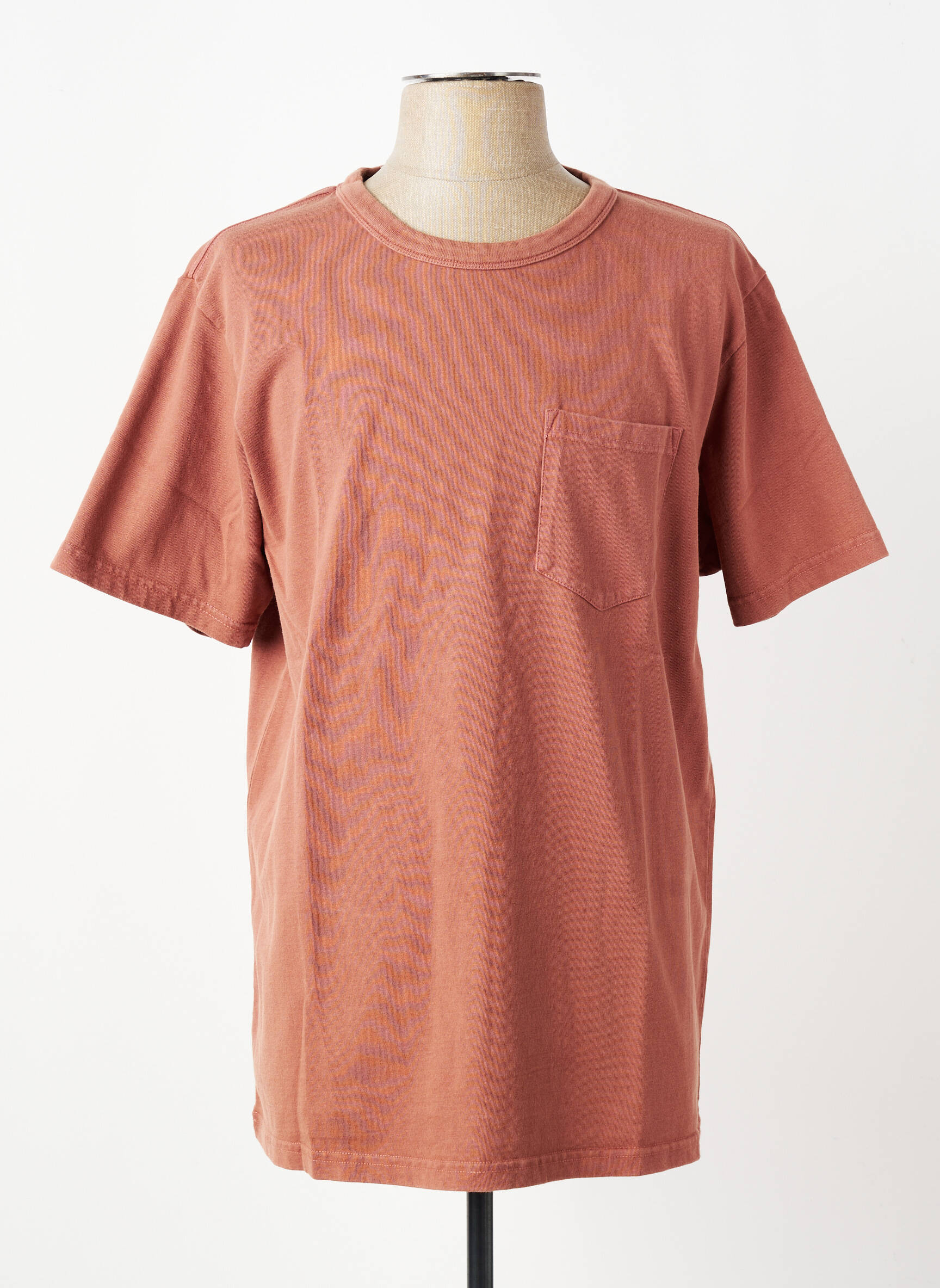 Tricou elasticitate mâneci scurte portocalie IRON AND RESIN bărbat