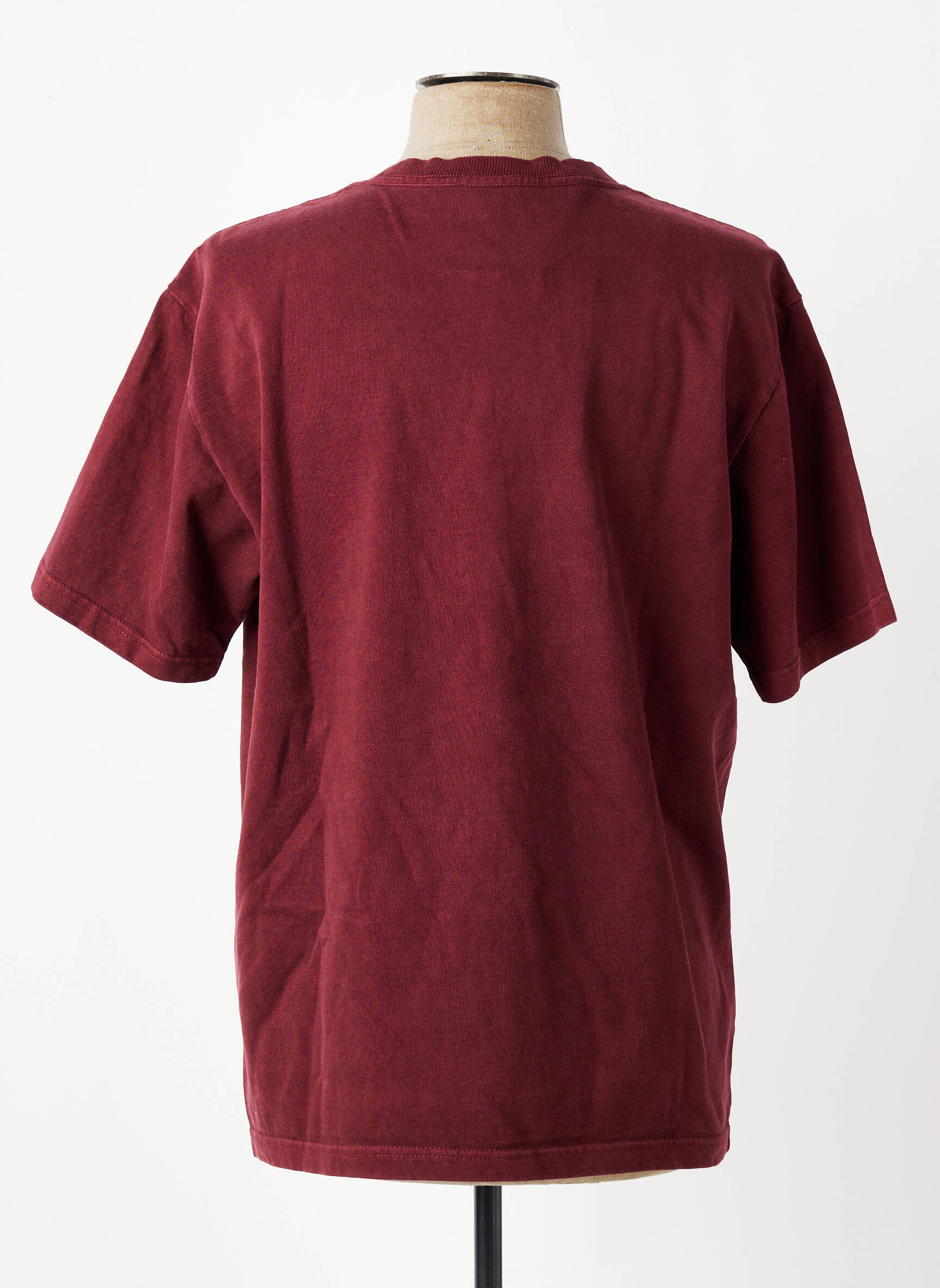 Tricou elasticitate mâneci scurte roșu IRON AND RESIN bărbat