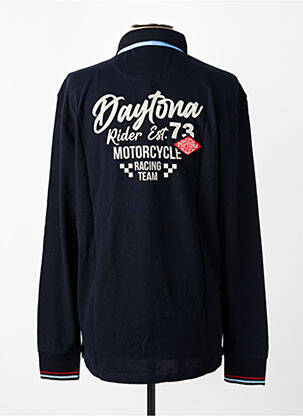 Polo mâneci lungi mâneci lungi negru DAYTONA bărbat