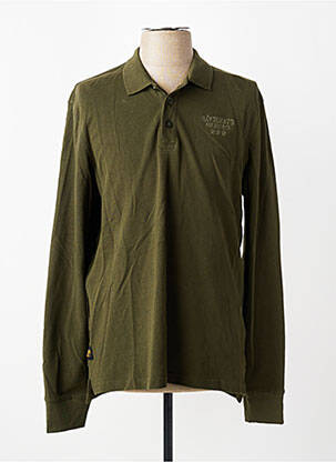 Polo mâneci lungi mâneci lungi verde DAYTONA bărbat