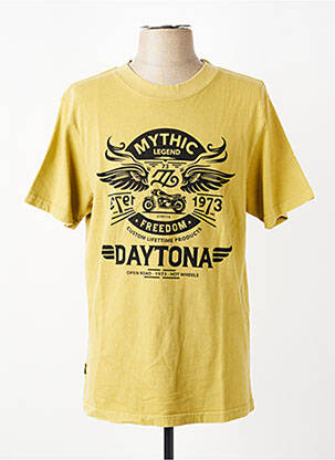 Tricou elasticitate mâneci scurte verde DAYTONA bărbat