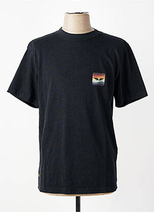 Tricou elasticitate mâneci scurte negru DAYTONA bărbat