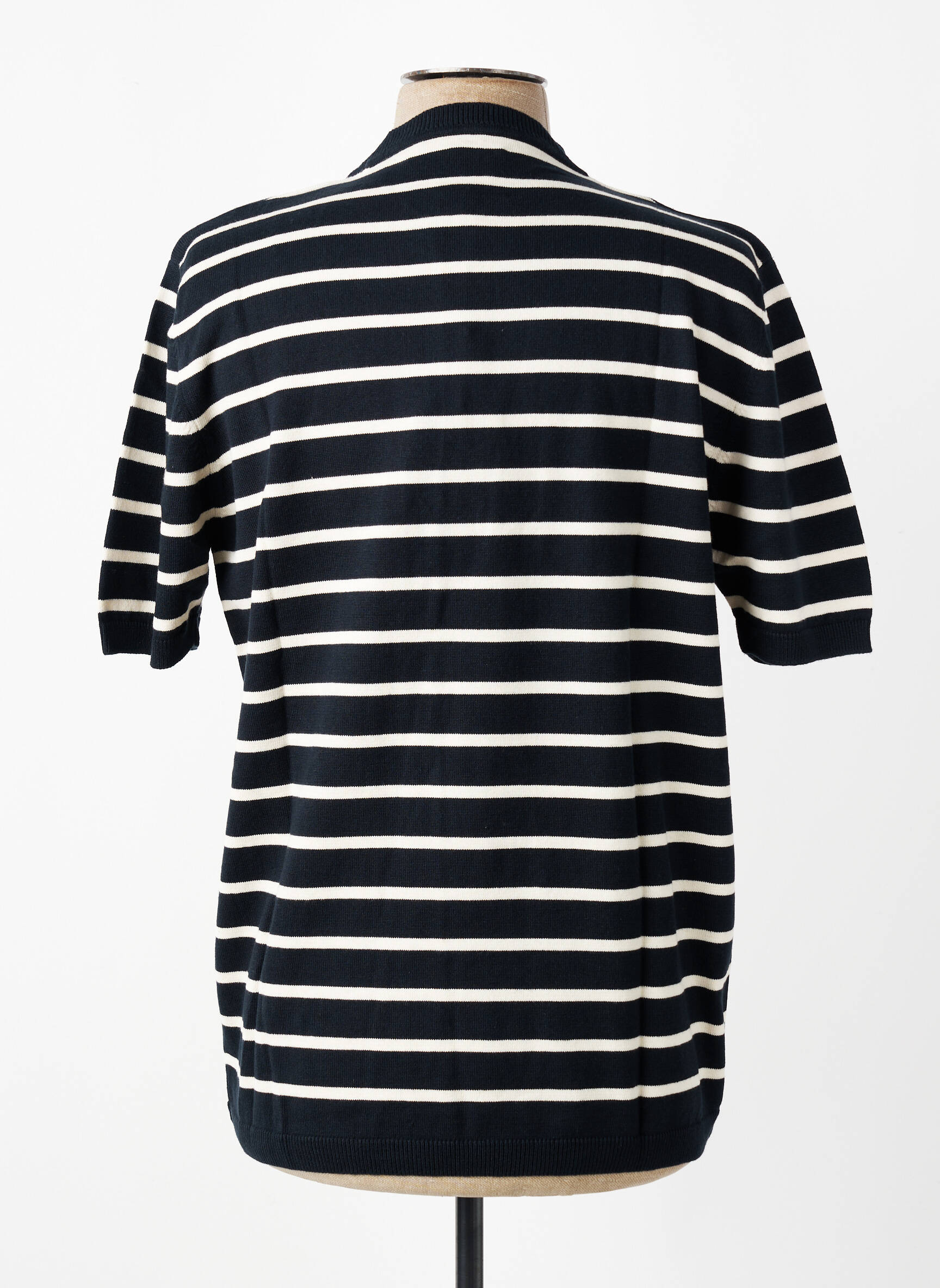 Tricou croială cambrată mâneci scurte negru DAYTONA bărbat