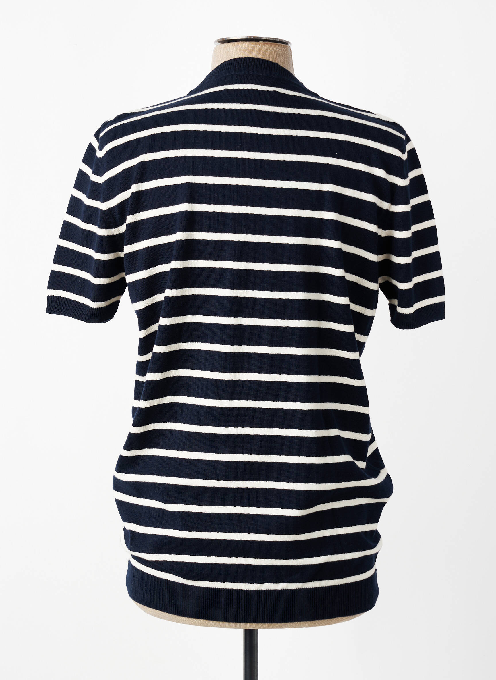 Tricou croială cambrată mâneci scurte albastru DAYTONA bărbat