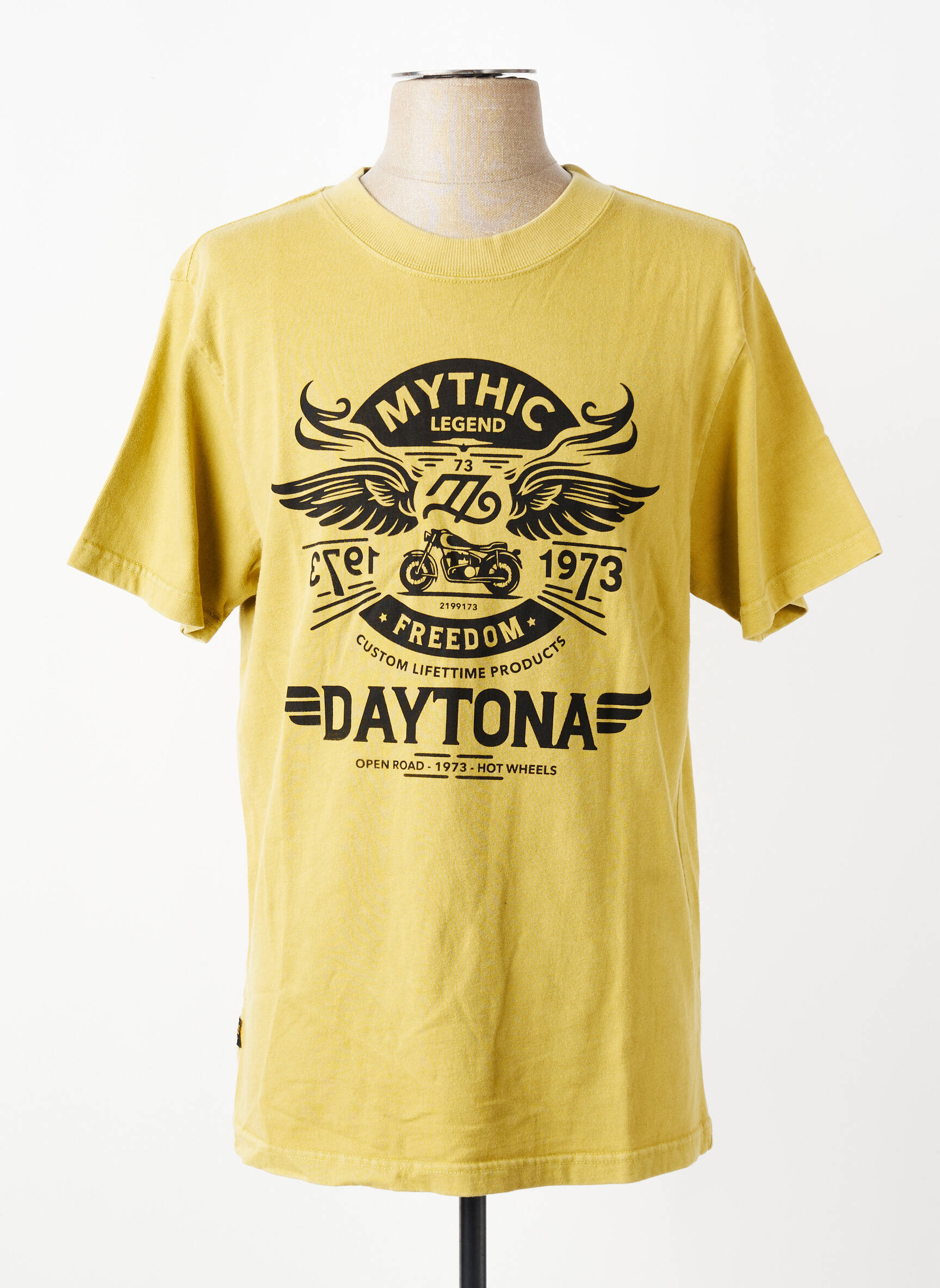 Tricou elasticitate mâneci scurte verde DAYTONA bărbat