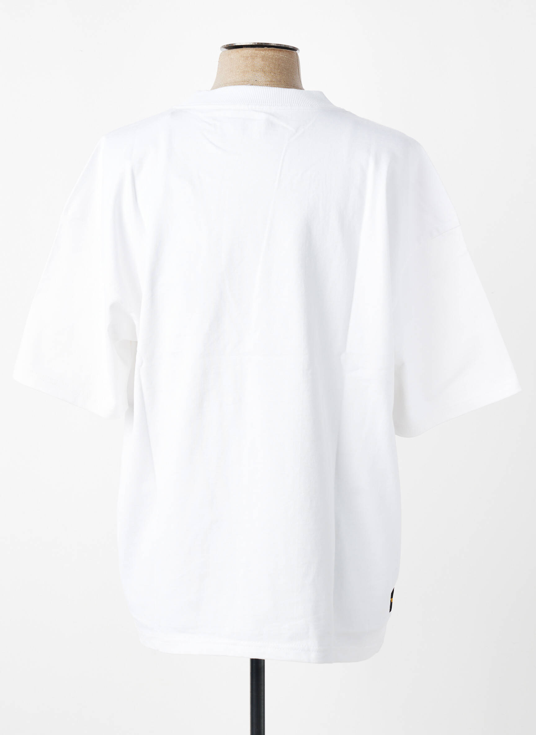 Tricou croială dreaptă mâneci scurte alb DAYTONA bărbat