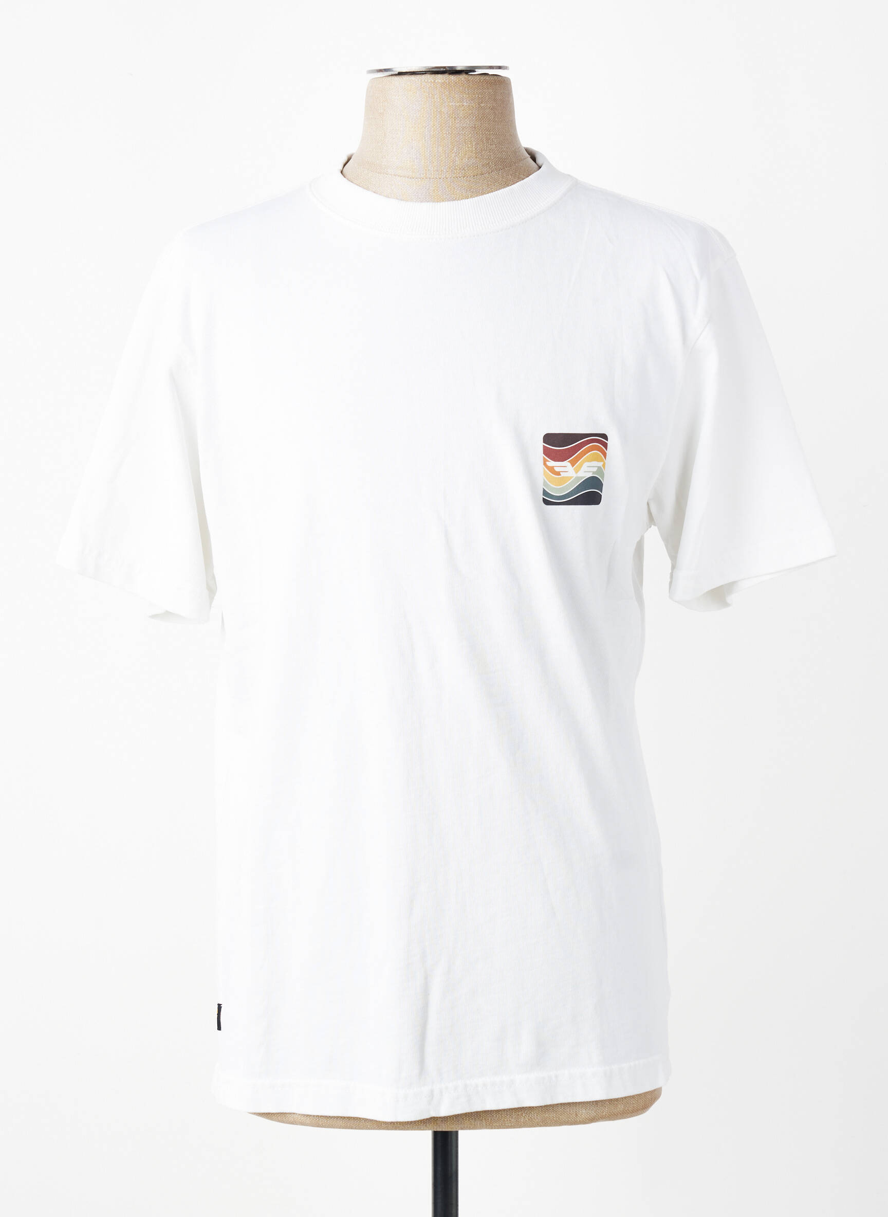 Tricou elasticitate mâneci scurte alb DAYTONA bărbat