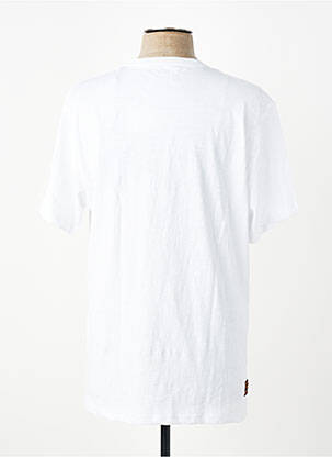 Tricou elasticitate mâneci scurte alb DAYTONA bărbat