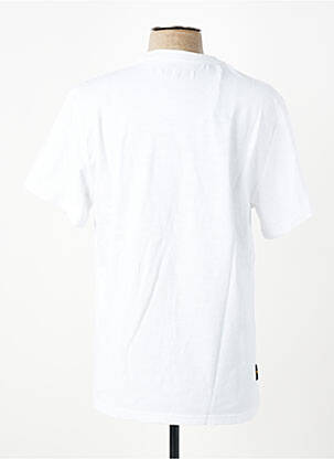 Tricou croială cambrată mâneci scurte alb DAYTONA bărbat