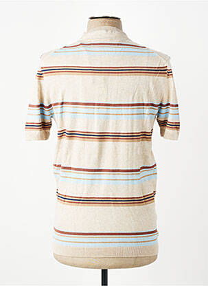 Tricou elasticitate mâneci scurte bej IRON AND RESIN bărbat