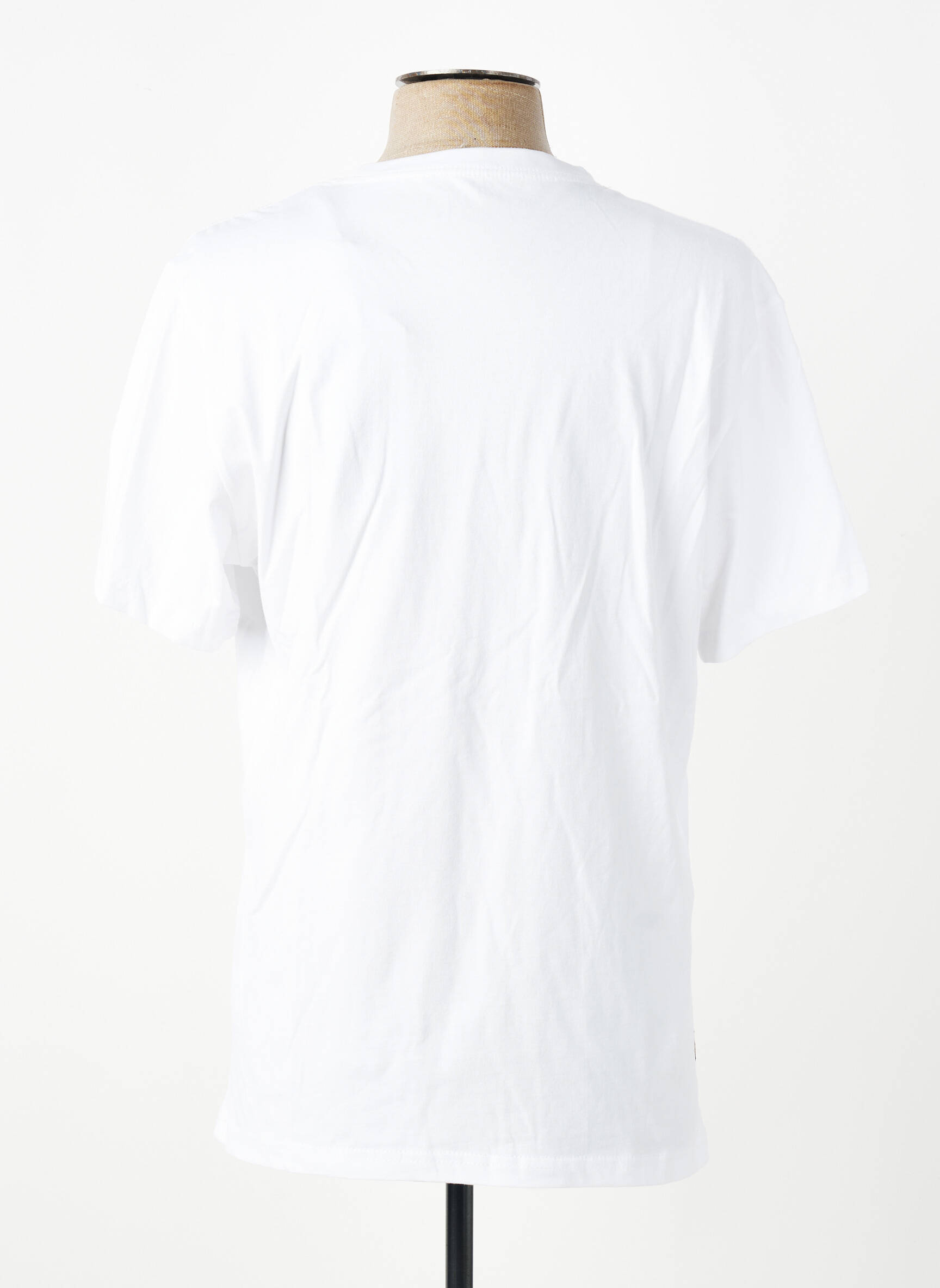 Tricou elasticitate mâneci scurte alb DAYTONA bărbat