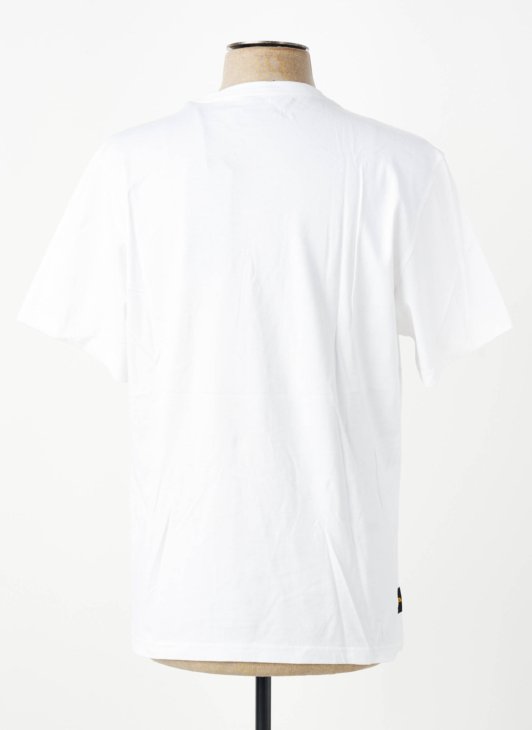 Tricou elasticitate mâneci scurte alb DAYTONA bărbat