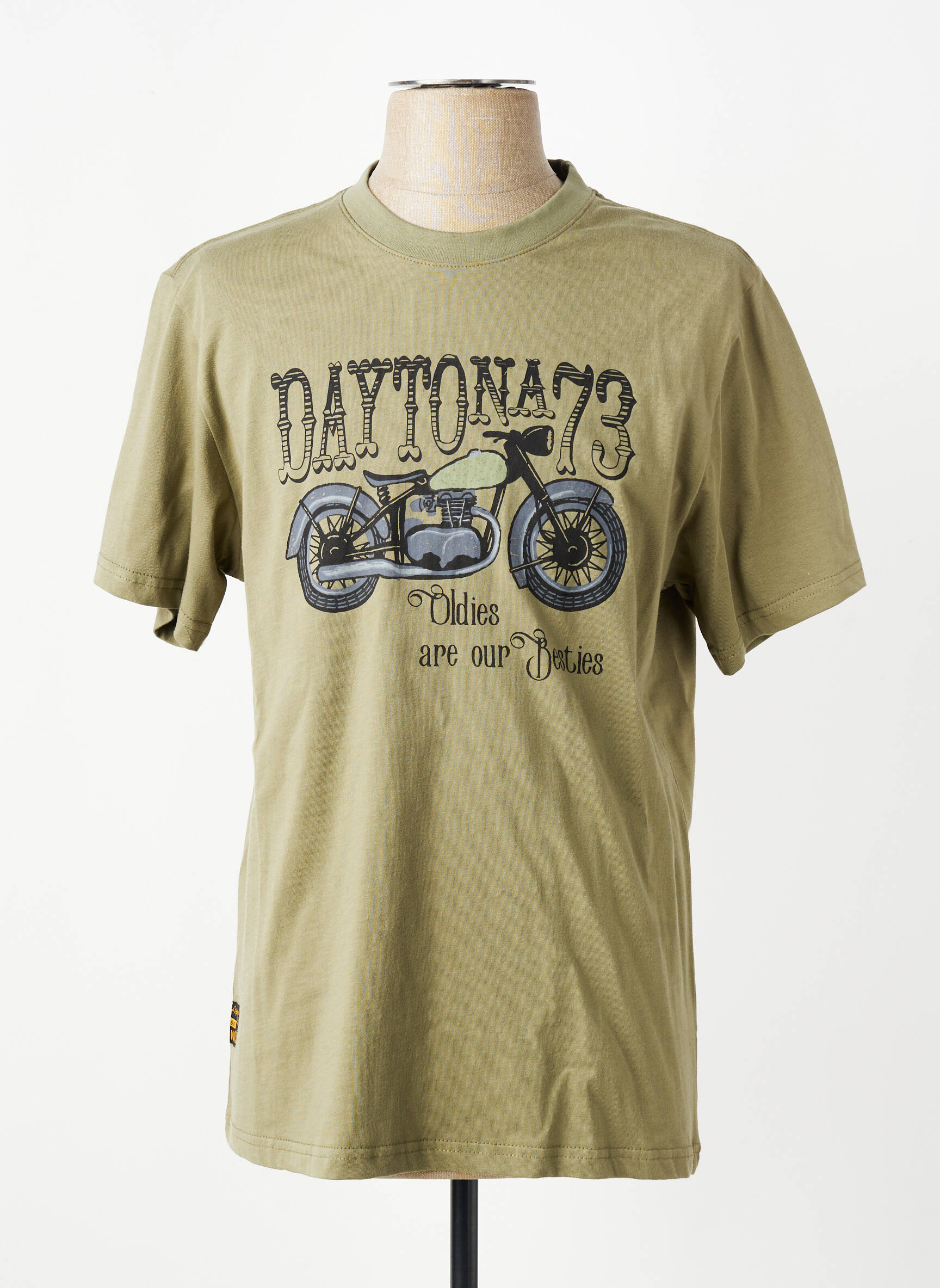 Tricou elasticitate mâneci lungi verde DAYTONA bărbat