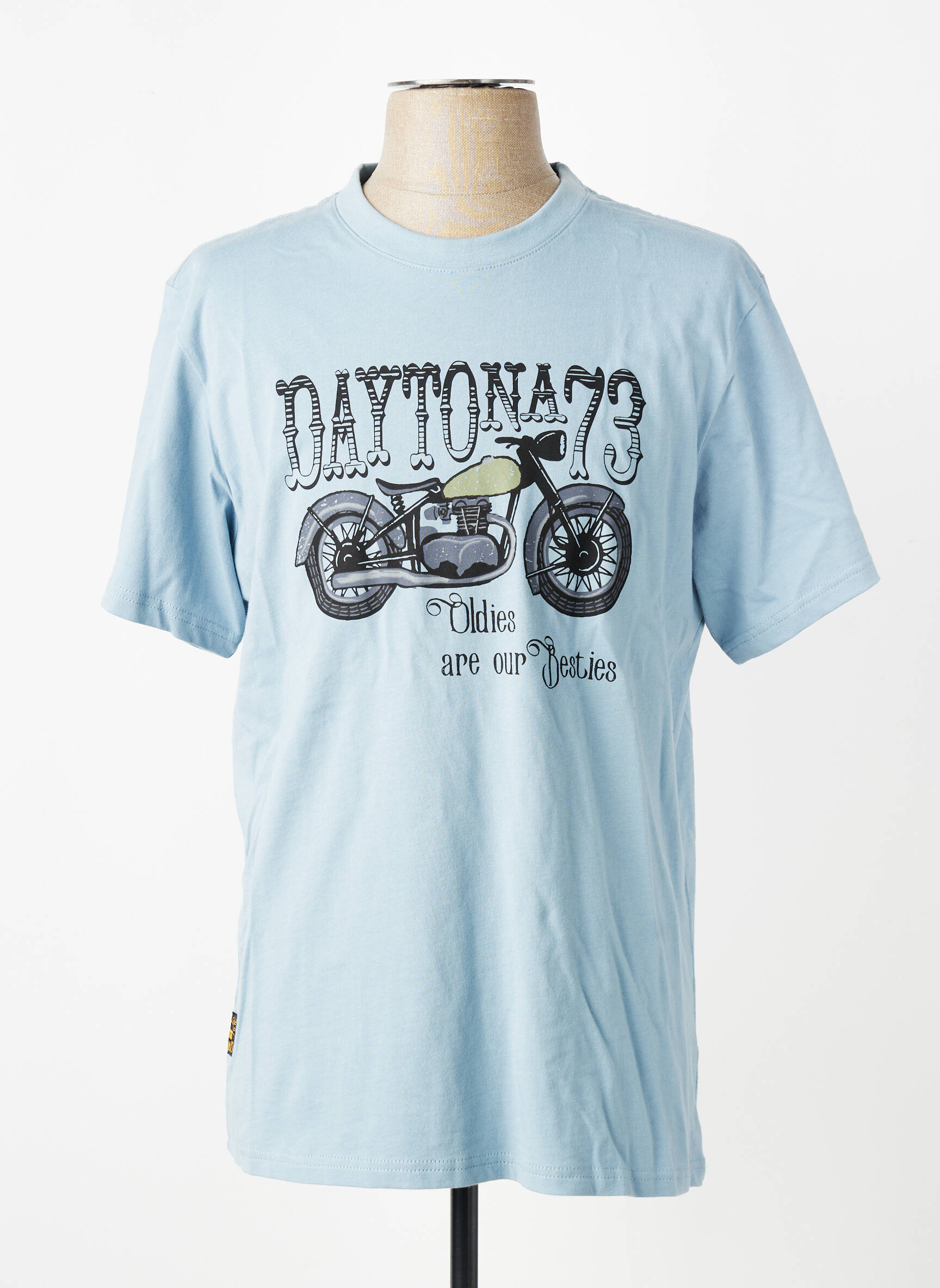 Tricou elasticitate mâneci lungi albastru DAYTONA bărbat