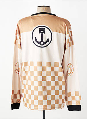 Tricou croială cambrată mâneci lungi bej IRON AND RESIN bărbat