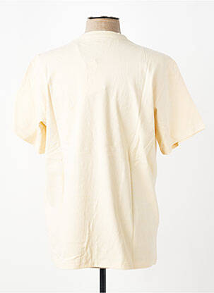 Tricou croială cambrată mâneci scurte bej IRON AND RESIN bărbat